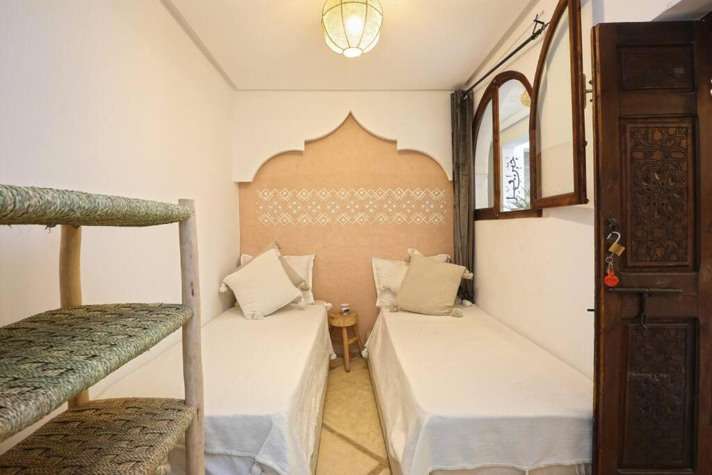 Riad El Khir En Centre Ville Rooftop Et Bassin 马拉喀什 外观 照片